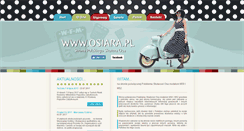 Desktop Screenshot of osiara.pl